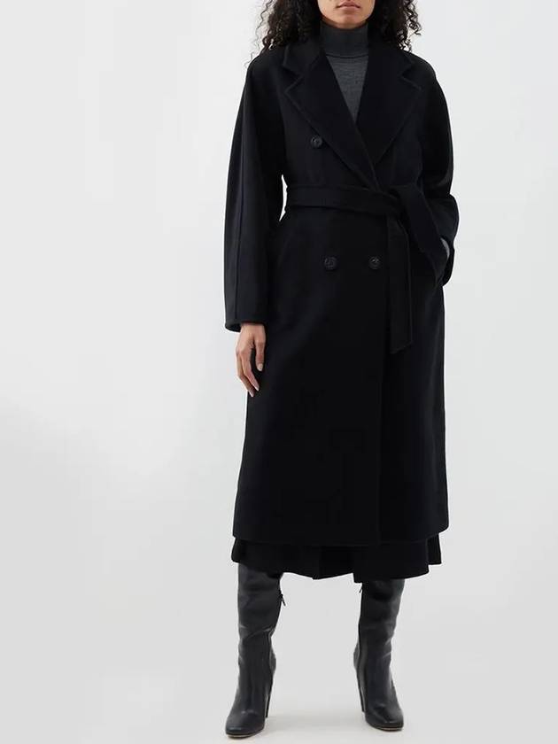 Madame Icon Cashmere Double Coat Black - MAX MARA - BALAAN 2