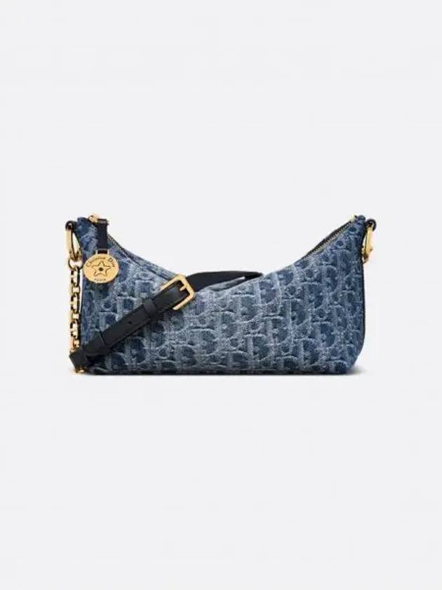 Star Chain Hobo Shoulder Bag Blue - DIOR - BALAAN 2