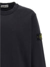 Compass Patch Cotton Sweatshirt Navy - STONE ISLAND - BALAAN 4