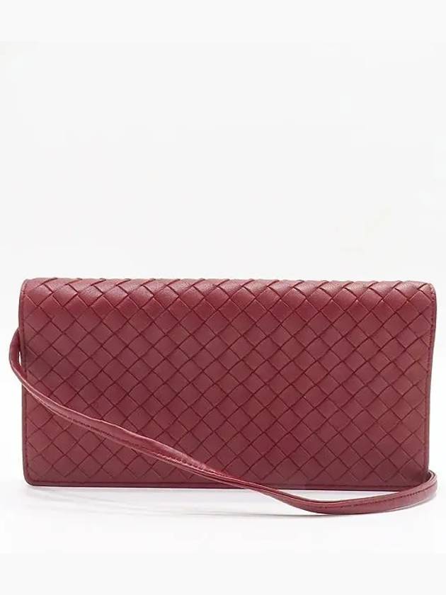 598290 Red Intrecciato WOC Mini Cross Bag - BOTTEGA VENETA - BALAAN 1