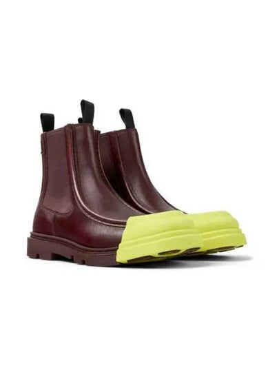 Junction Leather Chelsea Boots Burgundy - CAMPER - BALAAN 2