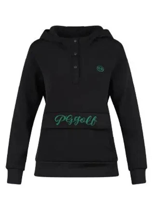 Women s PG pocket brushed hooded long sleeved t shirt JB4W612W - LUX GOLF - BALAAN 3