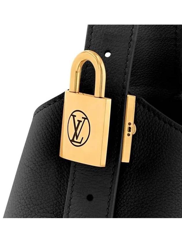 Low Key Hobo Calfskin Shoulder Bag Black - LOUIS VUITTON - BALAAN 7