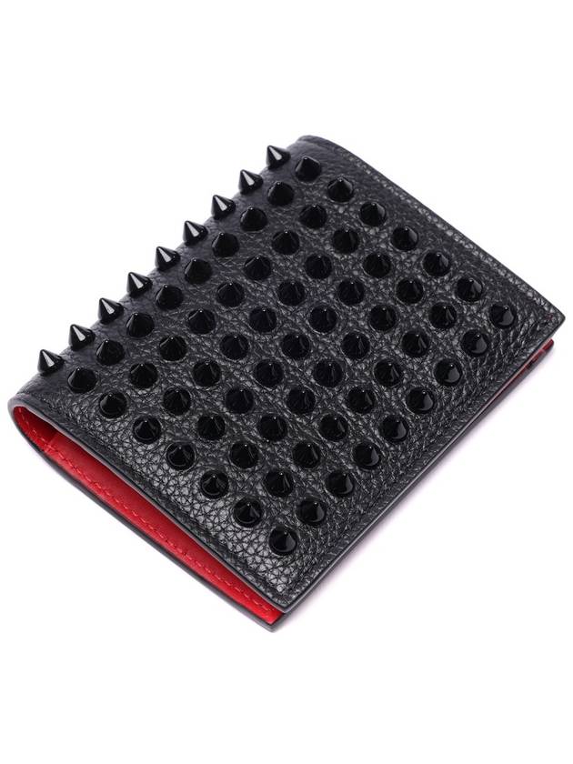 Pharos Spike Half-Wallet Black - CHRISTIAN LOUBOUTIN - BALAAN 6