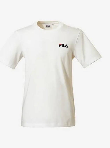 Uni Basic Linear Shorts Sleeve T Shirt OWH - FILA - BALAAN 1