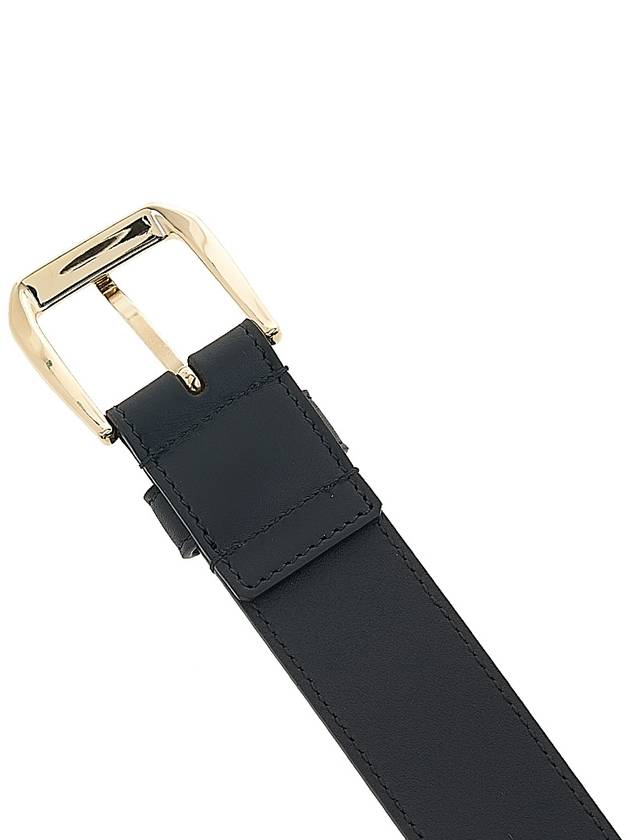 Men's Interlocking G Square Buckle Belt Black - GUCCI - BALAAN 8