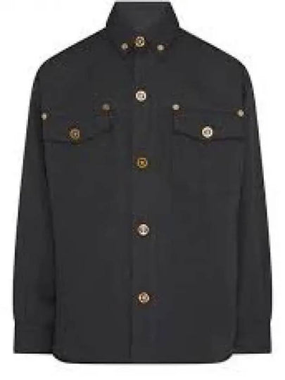 Blouson Wool Gabardine1004062 A101703 1B000 Gabardine 1325290 - VERSACE - BALAAN 1