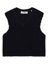 23 Intect Vest Navy Chunky Cotton Lip M2233INCC - OUR LEGACY - BALAAN 1