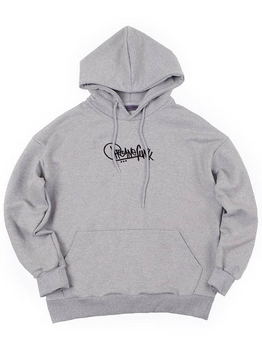 EMB Logo Hoodie Gray - ARCANE FUNK - BALAAN 1