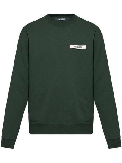 Le Gros Grain Logo Sweatshirt Green - JACQUEMUS - BALAAN 2