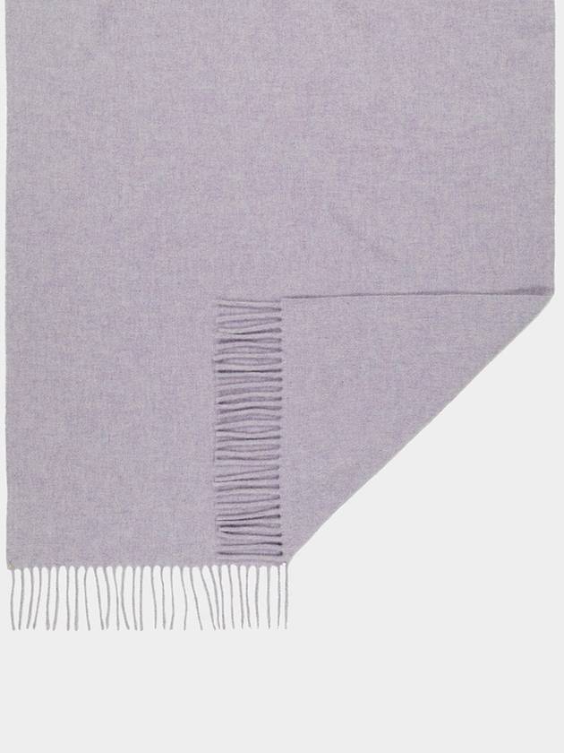 Lavender Melange Logo Tab Oversite Muffler 200X70 CA0102 CA0209 - ACNE STUDIOS - BALAAN 6