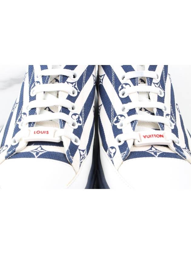 Monogram Stella Sneakers Navy 36 230 - LOUIS VUITTON - BALAAN 7