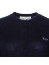 Baby Fox Patch Regular Cardigan Blue - MAISON KITSUNE - BALAAN 9