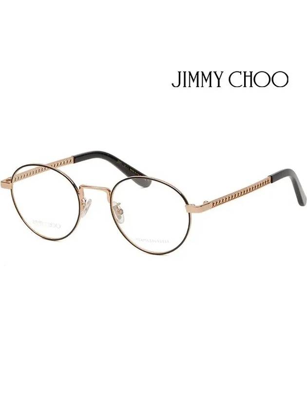 Glasses frame JC210F 807 Asian fit metal frame gold - JIMMY CHOO - BALAAN 4