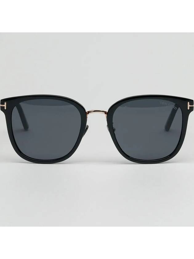 Eyewear Horn-Rim Square Sunglasses Black - TOM FORD - BALAAN 4