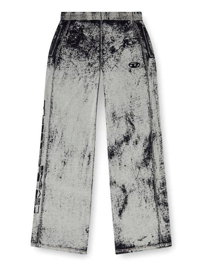 P Leo Dev Burnout Plated Jersey Track Pants - DIESEL - BALAAN 2