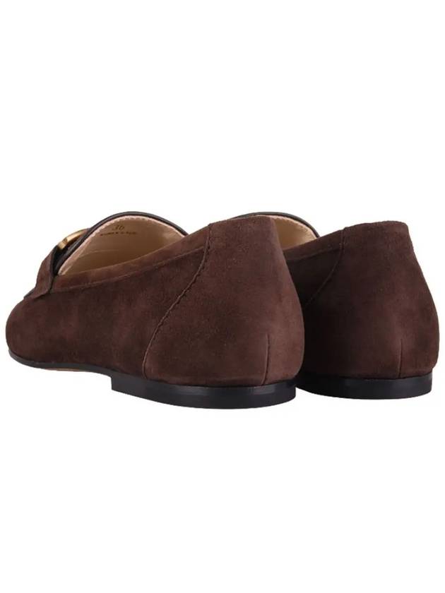 Women's Kate Suede Loafers Brown - TOD'S - BALAAN 3