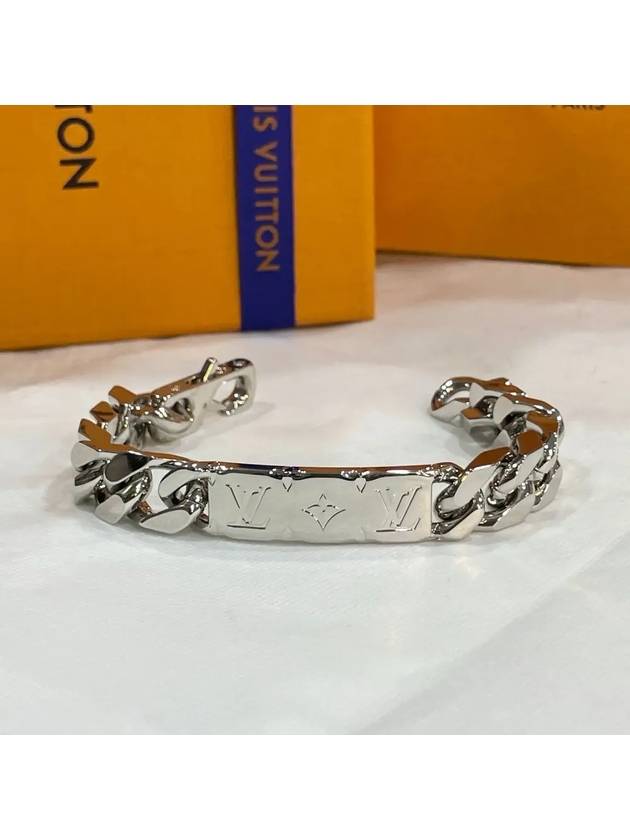 Monogram Chain Bracelet Silver - LOUIS VUITTON - BALAAN 2