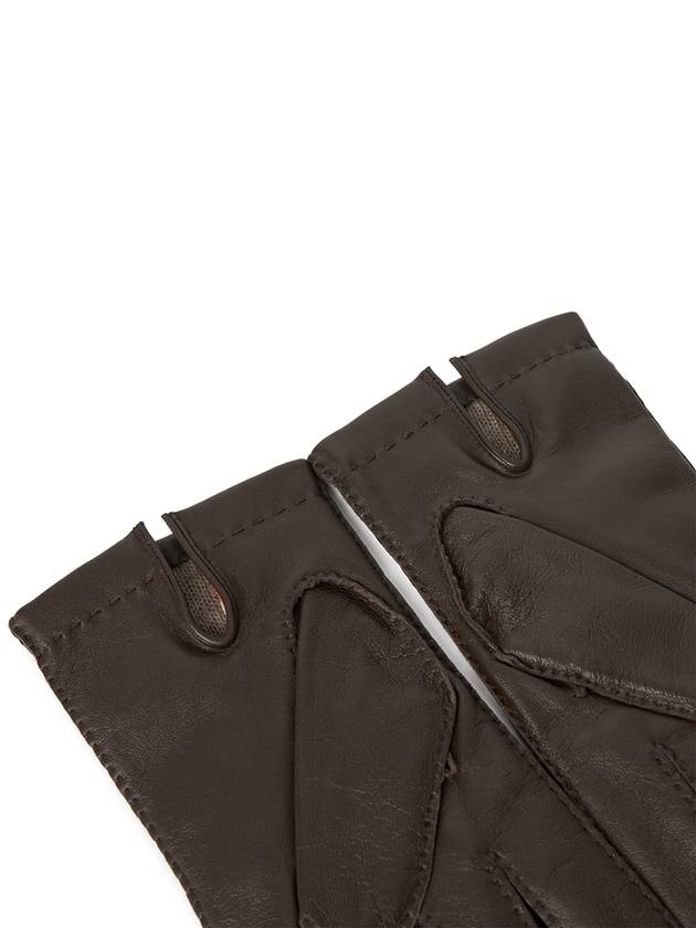 Ripper Men s Cashmere Touch Screen Gloves 5 9201 BROWN 039 - DENTS - BALAAN 4