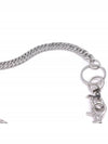 Heart Logo Chain Key Holder Black - AMI - BALAAN 4