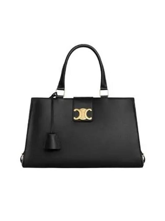 Appoline Medium Supple Calfskin Tote Bag Black - CELINE - BALAAN 2