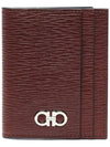 Salvatore Gancini Card Holder Red - SALVATORE FERRAGAMO - BALAAN.