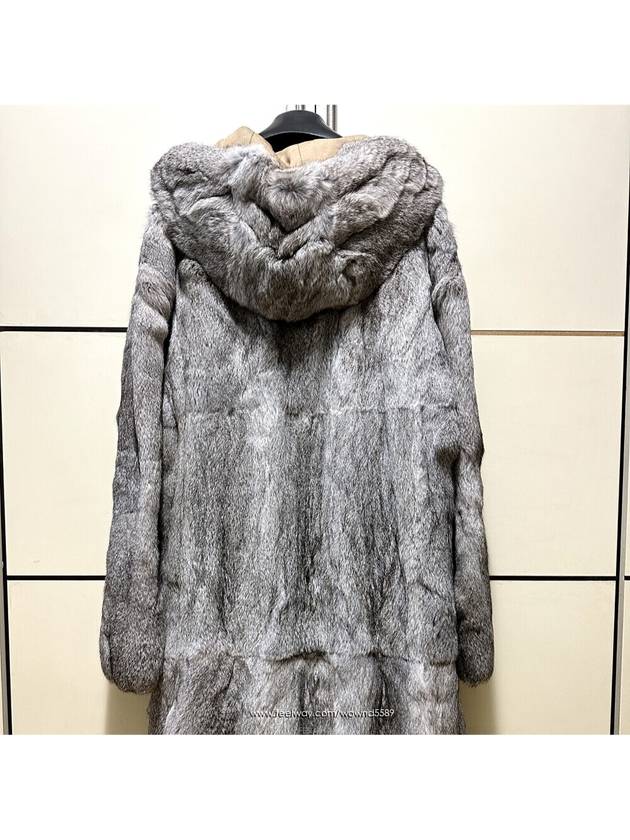 39 Margiela Unisex Rabbit Mink Fur Mustang Leather Long Coat - MAISON MARGIELA - BALAAN 3