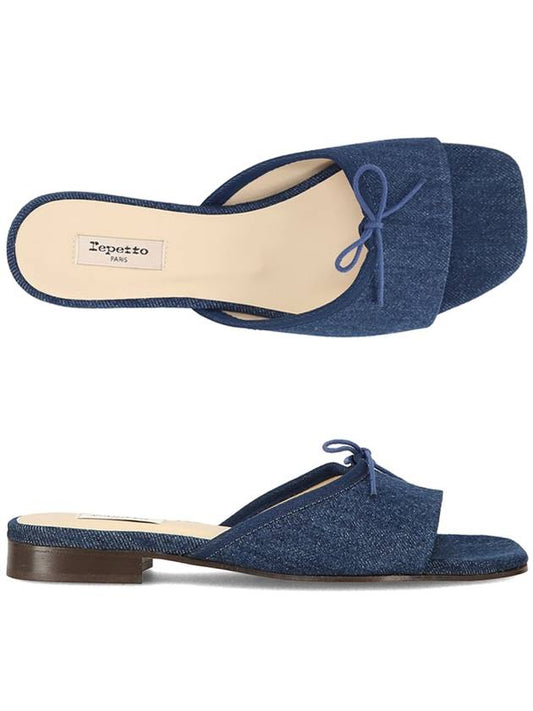 Jordana V4172JEAND 851 jean mule sandals - REPETTO - BALAAN 1