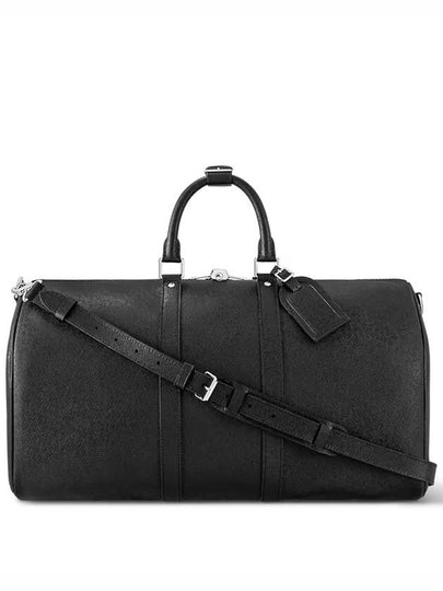 Keepall Bandouliere 50 Duffel Bag Black - LOUIS VUITTON - BALAAN 2