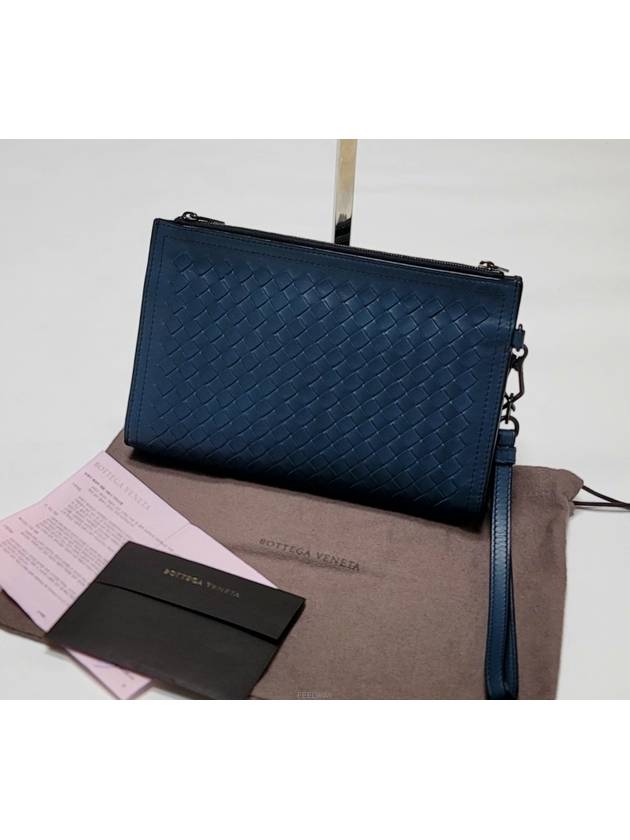 Genuine BottegaVeneta Intreciano handle clutch - BOTTEGA VENETA - BALAAN 1