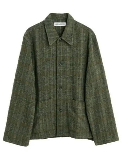 Haven Seaweed Sparse Check Jacket Green - OUR LEGACY - BALAAN 2