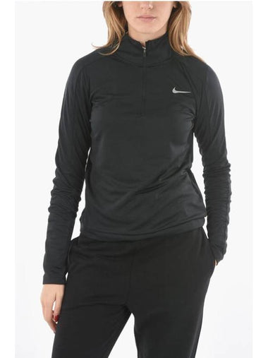 Women's Dri-Fit Pacer Half Zip Sweatshirt Black - NIKE - BALAAN 1