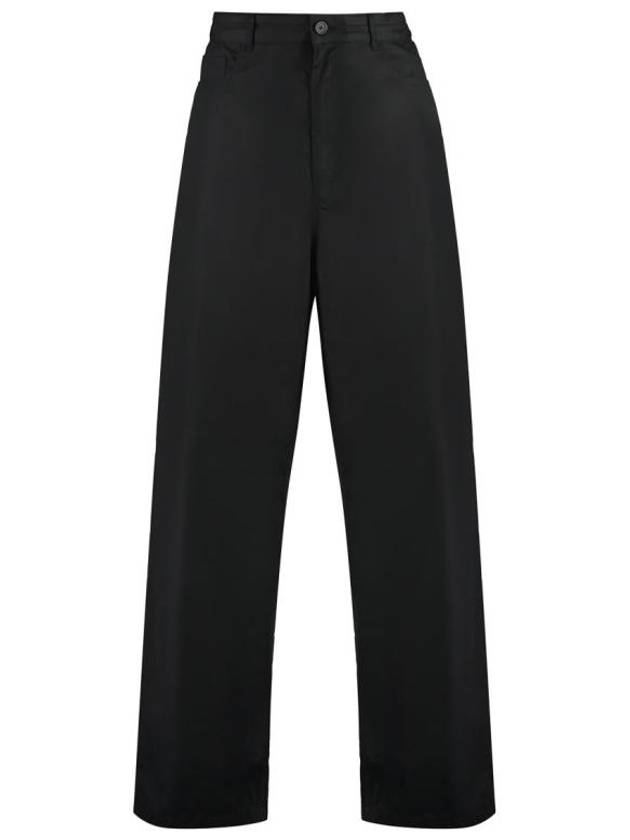 Cotton Straight Pants Black - BALENCIAGA - BALAAN 2