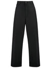 Cotton Straight Pants Black - BALENCIAGA - BALAAN 1