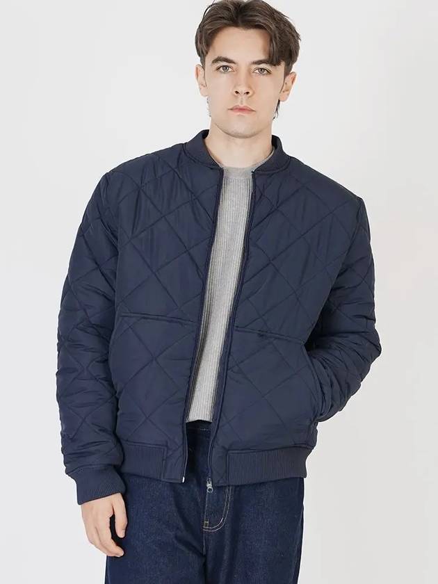 Quilting Zip up Down Jumper Navy - CHANCE'S NOI - BALAAN 4