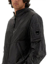 Nada Shell Hooded Jacket Black - CP COMPANY - BALAAN 5