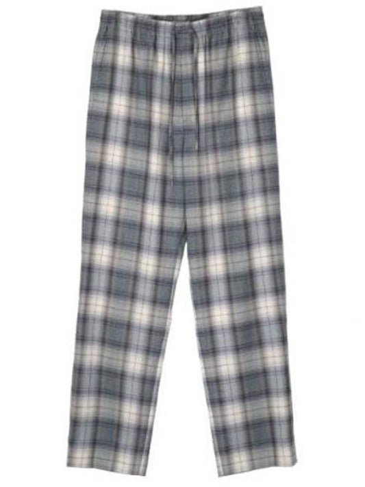 Pants Super Light Wool Check Easy Slacks - AURALEE - BALAAN 1