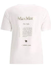 24SS QUIETO Metallic Logo TShirt 2419971011 001 - MAX MARA - BALAAN 3