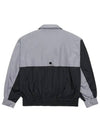 Boke Flower Button Two-tone Retro Windbreaker Black Grey - KENZO - BALAAN 3