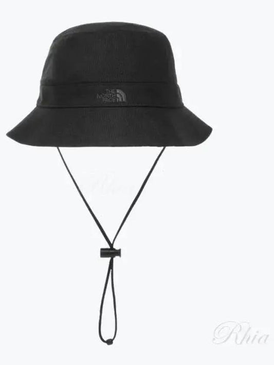 Mountain Embroidered Logo Bucket Hat Black - THE NORTH FACE - BALAAN 2