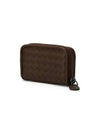 Intrecciato Zipper Coin Card Wallet Brown - BOTTEGA VENETA - BALAAN 4