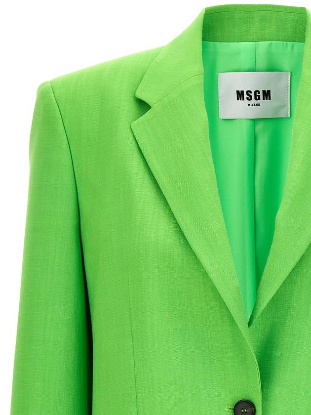 Suit Jacket 3641MDG2324701033 Green - MSGM - BALAAN 4