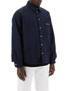 La Chemise Boulanger Viscose Long Sleeve Shirt Navy - JACQUEMUS - BALAAN 3