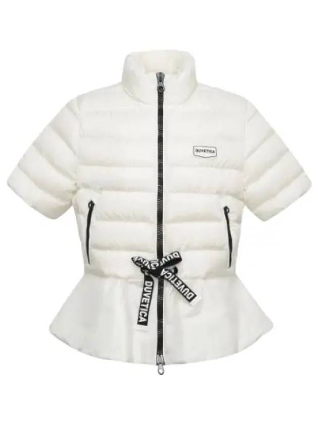 Samilia White Women s Down Jacket Padding - DUVETICA - BALAAN 1