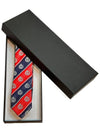 Anchor Stripe Silk Tie Black Red - THOM BROWNE - BALAAN 2