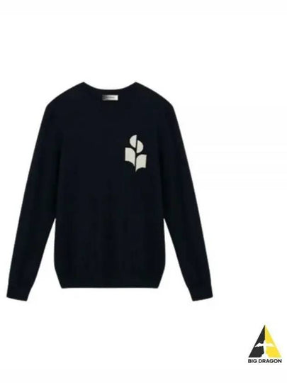 Evans Logo Crew Neck Knit Top Naver - ISABEL MARANT - BALAAN 2