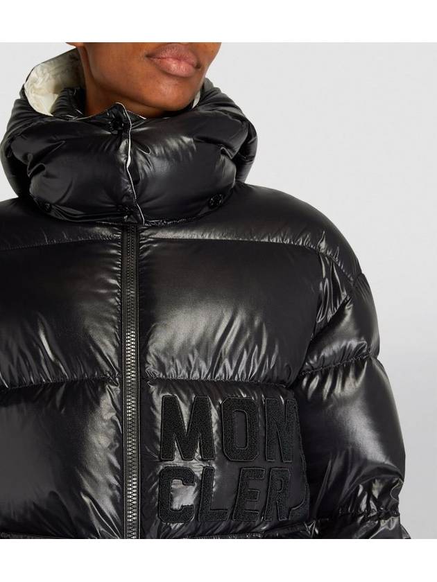 Abbaye Short Down Padding Jacket Black - MONCLER - BALAAN 5