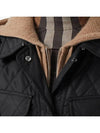 Diamond Quilted Nylon Canvas Field Jacket Black - BURBERRY - BALAAN 4