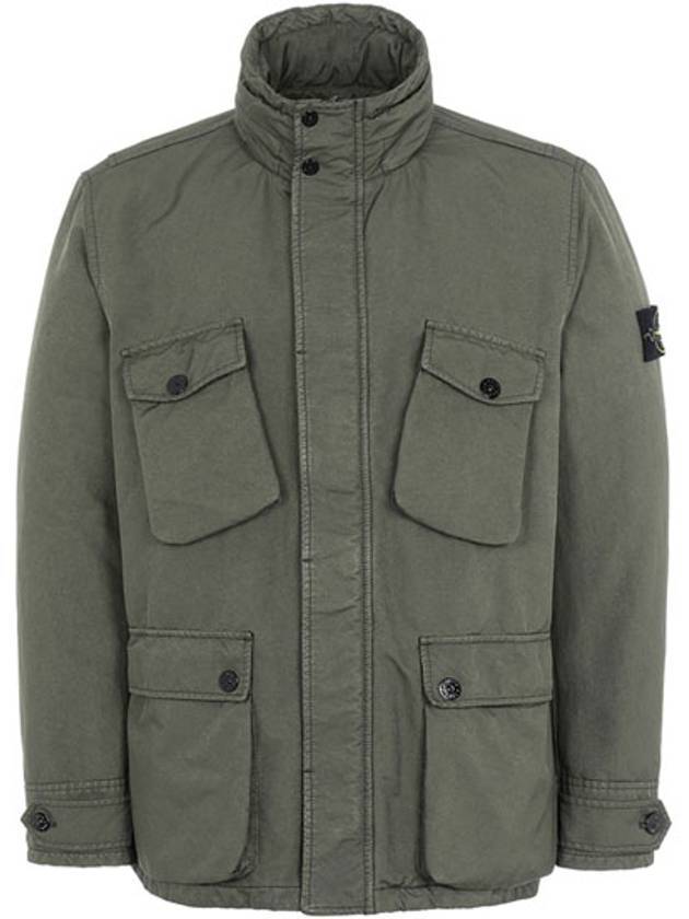 David TC Primaloft Insulation Field Jacket Dark Green - STONE ISLAND - BALAAN 1