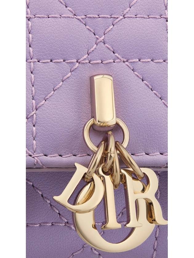 My Dior Glycine Wallet Lilac Cannage Lambskin - DIOR - BALAAN 3